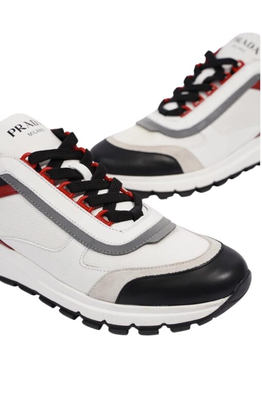 PRADA Men’s Sneakers Calfskin Econyl (Size UK 8) - Image 4