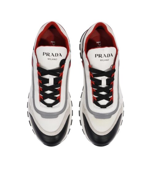 PRADA Men’s Sneakers Calfskin Econyl (Size UK 8) - Image 7