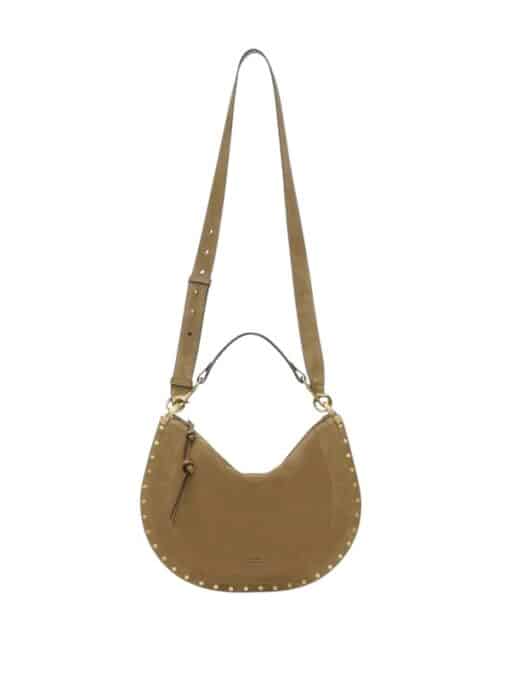 ISABEL MARANT Suede Leather Oskan Soft Zipped Crossbody Bag - Image 4