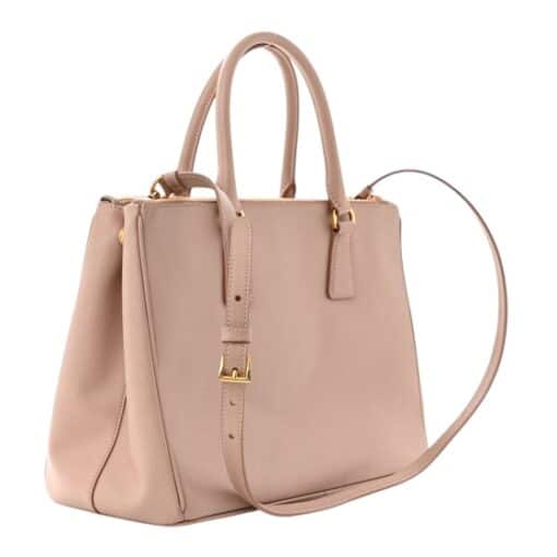 PRADA Saffiano Medium Galleria Double Zip Tote Cammeo. - Image 6