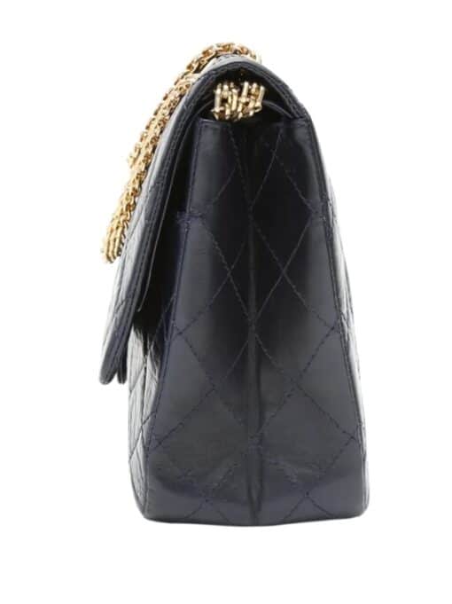 CHANEL Aged Calfskin Quilted 2.55 Reissue 227 Flap Black. - Image 12