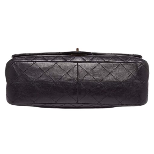 CHANEL Aged Calfskin Quilted 2.55 Reissue 227 Flap Black. - Image 18