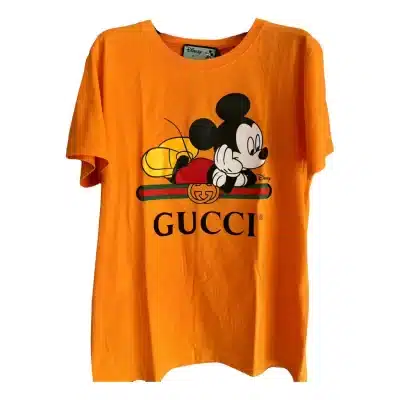 Gucci x Disney Mickey Oversize T-Shirt Orange