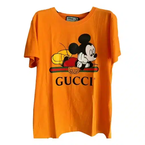 Gucci x Disney Mickey Oversize T-Shirt Orange