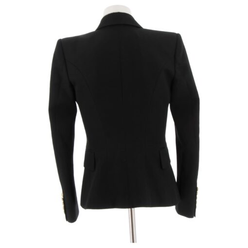 BALMAIN Ladies Jacket T.fr 34 Wool Black (Size 34) - Image 3