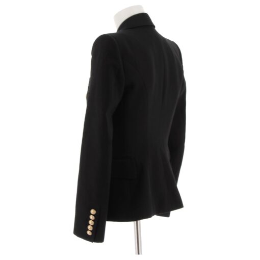 BALMAIN Ladies Jacket T.fr 34 Wool Black (Size 34) - Image 6