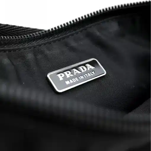 PRADA Tessuto Nylon Sport Pochette Black - Image 7
