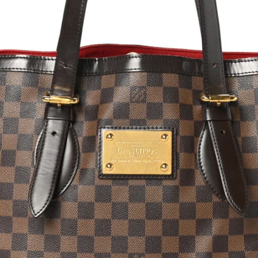 Louis Vuitton Damier Ebene Hampstead MM Shoulder Bag. - Image 4