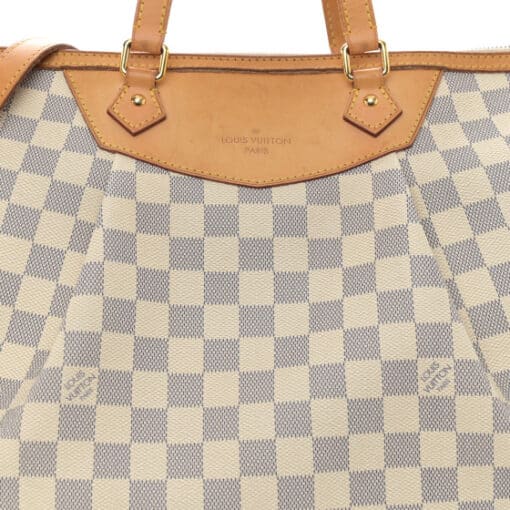 Louis Vuitton Damier Azur Siracusa GM Shoulder Bag. - Image 3