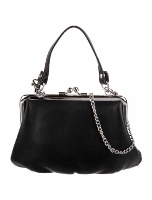 VIVIENNE WESTWOOD Granny Frame Purse In Black. - Image 4