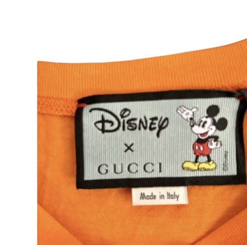 Gucci x Disney Mickey Oversize T-Shirt Orange - Image 5