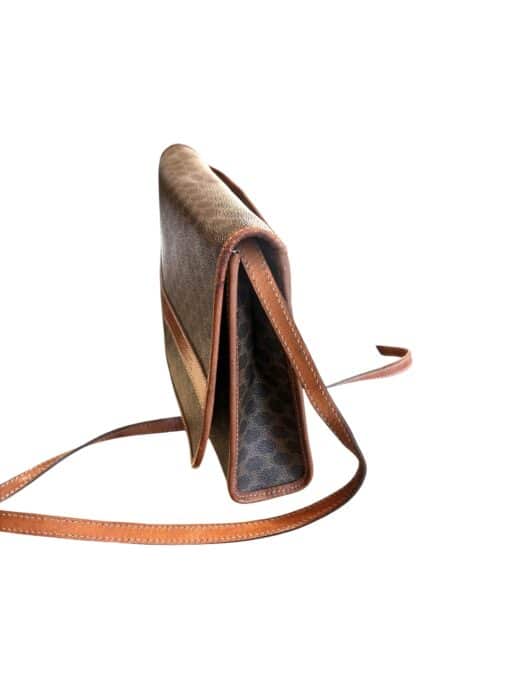 Celine Vintage Canvas Macadam Crossbody Bag - Image 5