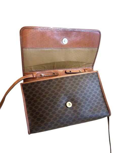 Celine Vintage Canvas Macadam Crossbody Bag - Image 10
