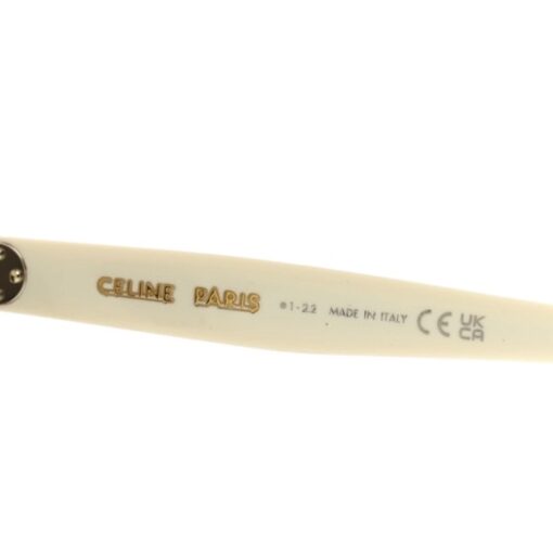 CELINE Acetate Cat Eye Ladies Sunglasses White. - Image 4
