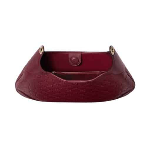 GUCCI B Medium Shoulder bag Ancora Red GG Embosse - Image 2