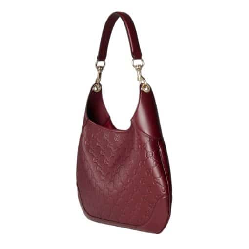 GUCCI B Medium Shoulder bag Ancora Red GG Embosse - Image 5