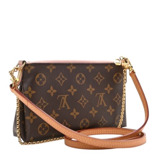 Louis Vuitton Monogram Pallas Clutch Rose Poudre shoulder Crossbody Bag - Image 4