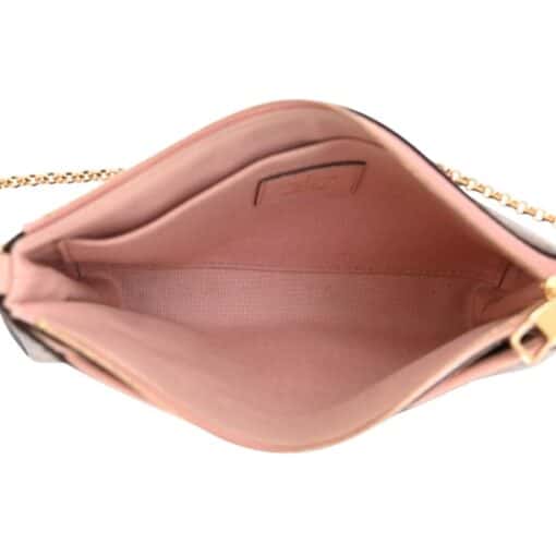 Louis Vuitton Monogram Pallas Clutch Rose Poudre shoulder Crossbody Bag - Image 7