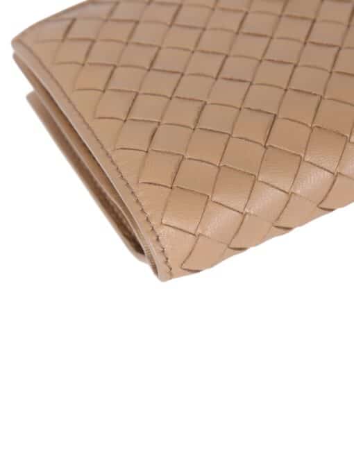 BOTTEGA VENETA Intrecciato Nappa Continental Wallet Camel. - Image 4