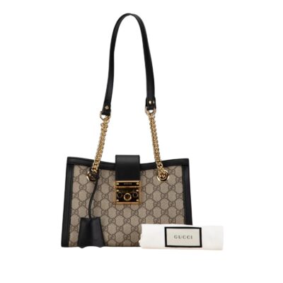 Gucci -Padlock Small GG Supreme Shoulder Bag