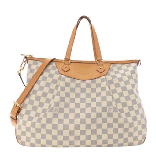 Louis Vuitton Damier Azur Siracusa GM Shoulder Bag. - Image 7