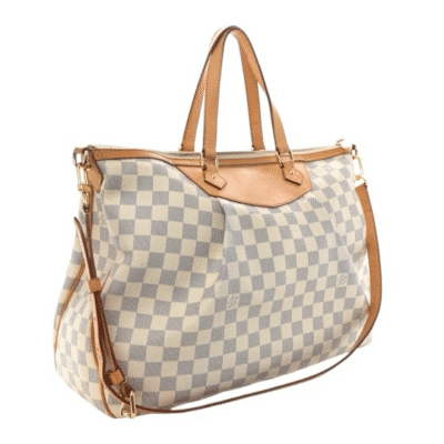 Louis Vuitton Damier Azur Siracusa GM Shoulder Bag.