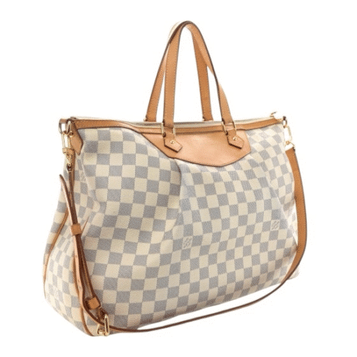 Louis Vuitton Damier Azur Siracusa GM Shoulder Bag.