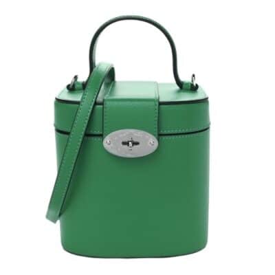 MULBERRY Small Classic Grain Vanity Case Mulberry Lawn Green