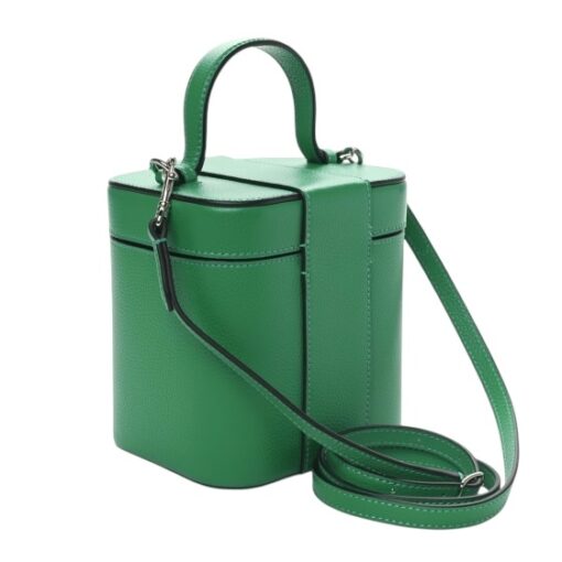 MULBERRY Small Classic Grain Vanity Case Mulberry Lawn Green - Image 9