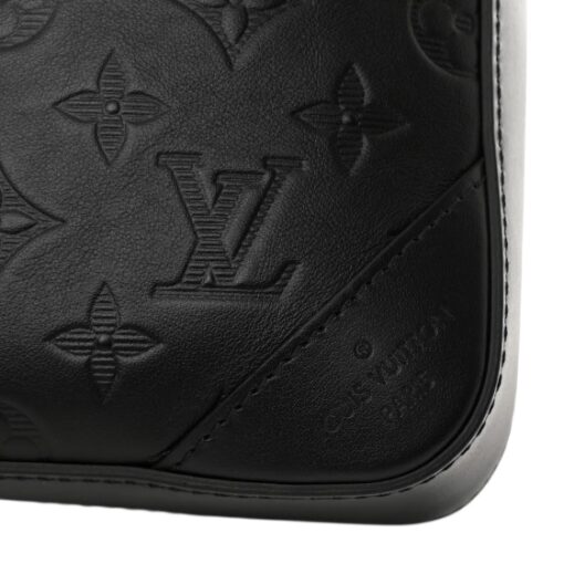 Louis Vuitton Calfskin Monogram Shadow Duo Messenger Black - Image 9