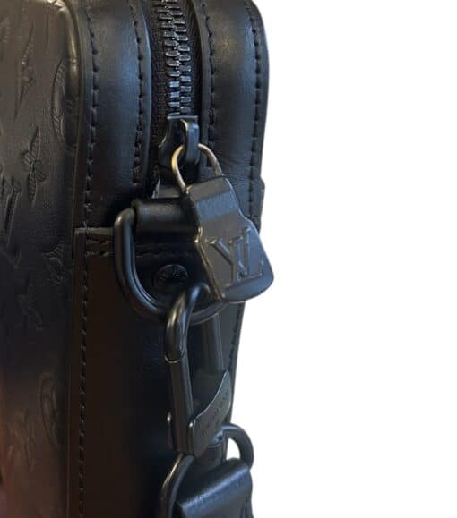 Louis Vuitton Calfskin Monogram Shadow Duo Messenger Black - Image 15