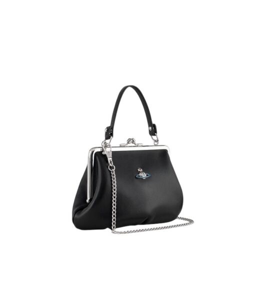 VIVIENNE WESTWOOD Granny Frame Purse In Black.