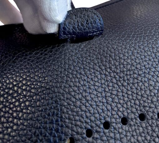 HERMES Taurillon Clemence Evelyne III PM Navy. - Image 2