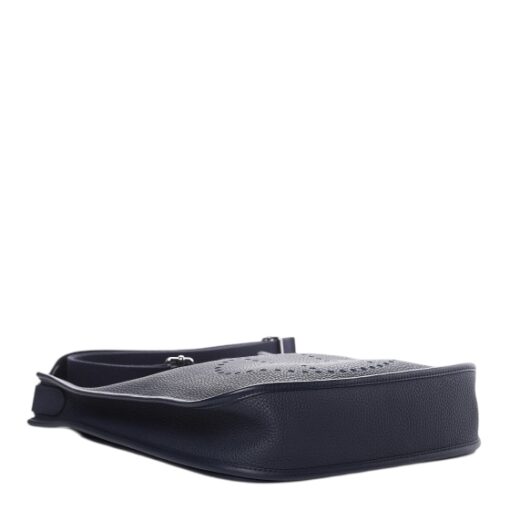 HERMES Taurillon Clemence Evelyne III PM Navy. - Image 7