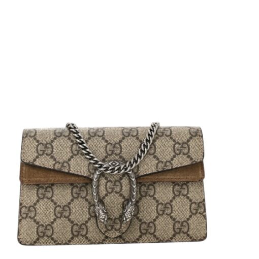 GUCCI GG Supreme Monogram Super Mini Dionysus Bag in Taupe - Image 6