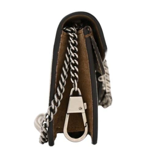 GUCCI GG Supreme Monogram Super Mini Dionysus Bag in Taupe - Image 7