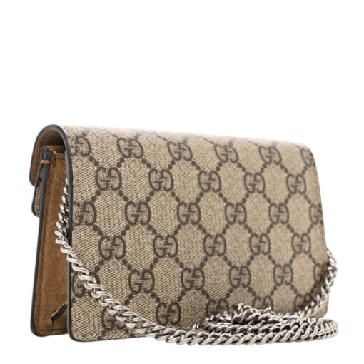 GUCCI GG Supreme Monogram Super Mini Dionysus Bag in Taupe - Image 8
