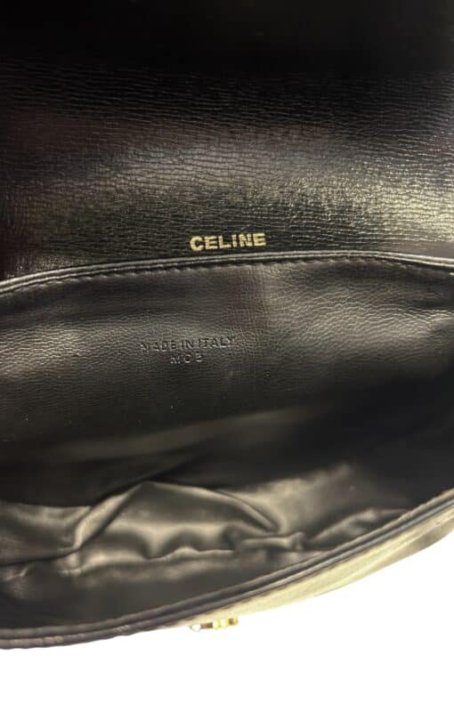 Celine Vintage Small Leather Bag - Image 8