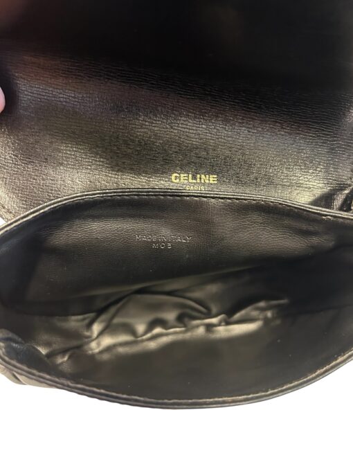 Celine Vintage Small Leather Bag - Image 13