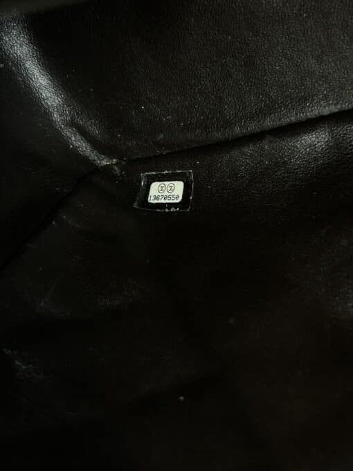 Chanel Dark Brown Quilted Caviar Jumbo Classic Single Flap Bag Silver Hardware - Image 5