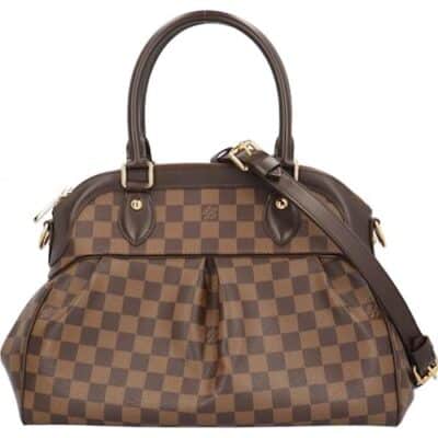 Louis Vuitton Damier Ebene Trevi PM Shoulder Bag.