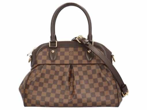 Louis Vuitton Damier Ebene Trevi PM Shoulder Bag.