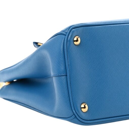 PRADA Saffiano Medium Galleria Double Zip Tote Sea Blue. - Image 5