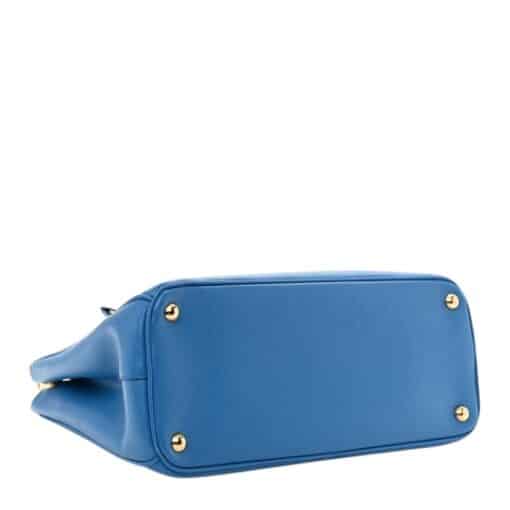 PRADA Saffiano Medium Galleria Double Zip Tote Sea Blue. - Image 7