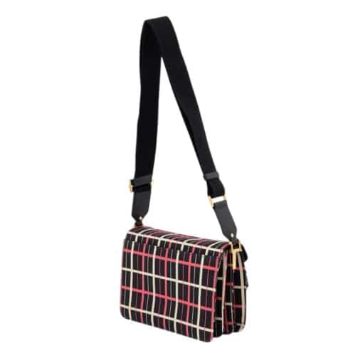 Marni Multicolour Check Textile Bag. - Image 3