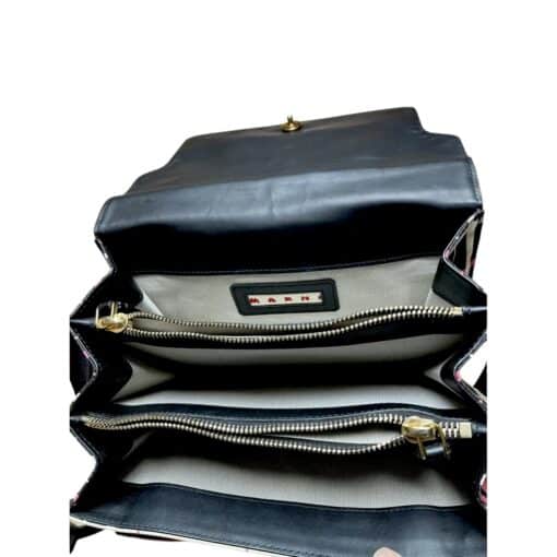Marni Multicolour Check Textile Bag. - Image 6