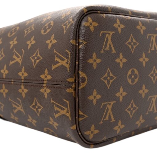 Louis Vuitton Monogram Calfskin Neo Neverfull Inside Out MM Black. - Image 13