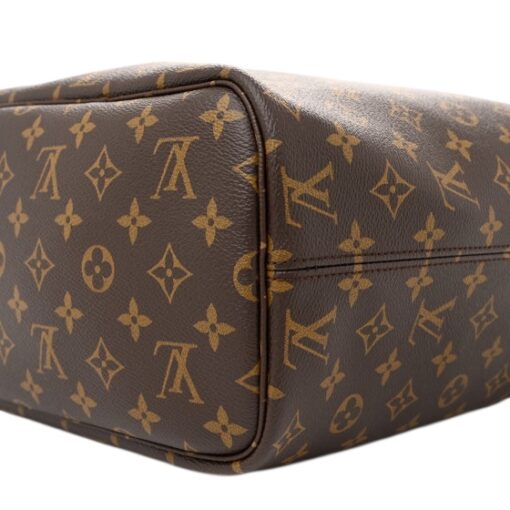 Louis Vuitton Monogram Calfskin Neo Neverfull Inside Out MM Black. - Image 14