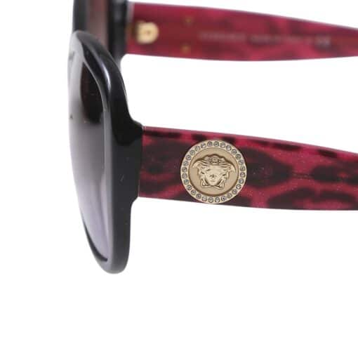 Versace Ladies Sunglasses in Raspberry Red. - Image 4