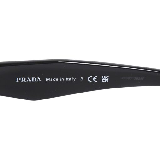 PRADA Feminine Frame Oversized Sunglasses Black - Image 4
